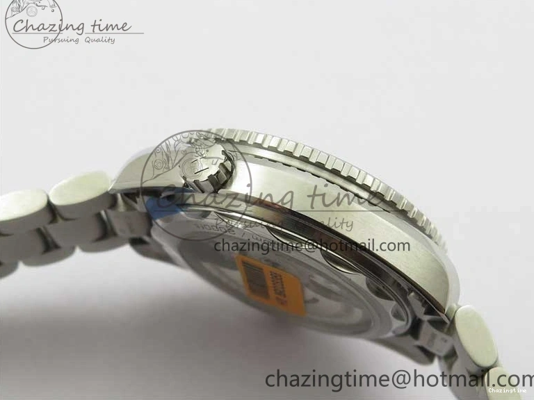 0217 Planet Ocean 39.5mm Black Ceramic Bezel SS VSF 1:1 Best Edition Black Dial on SS Bracelet A Stretchable 7890